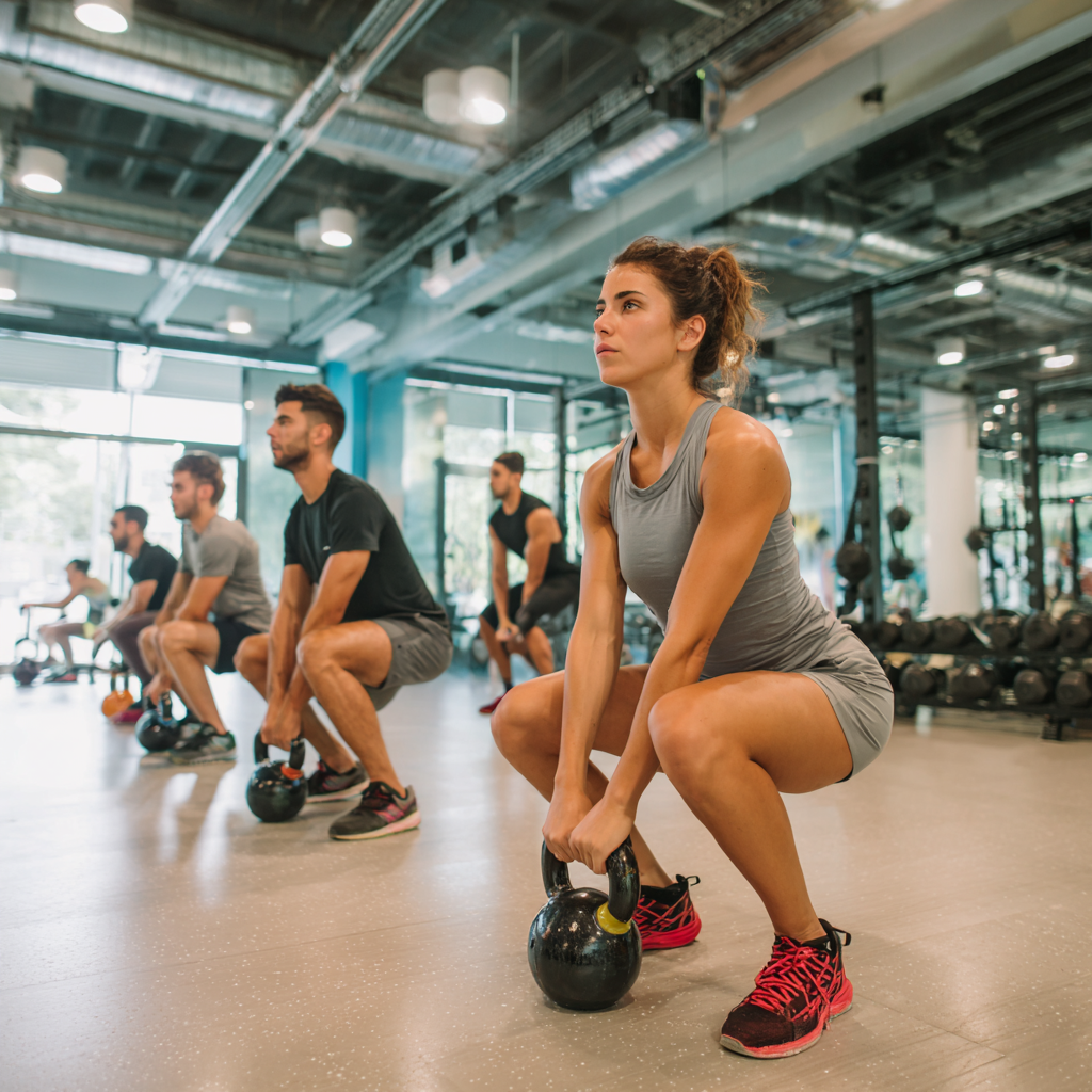 Fitness process illustration